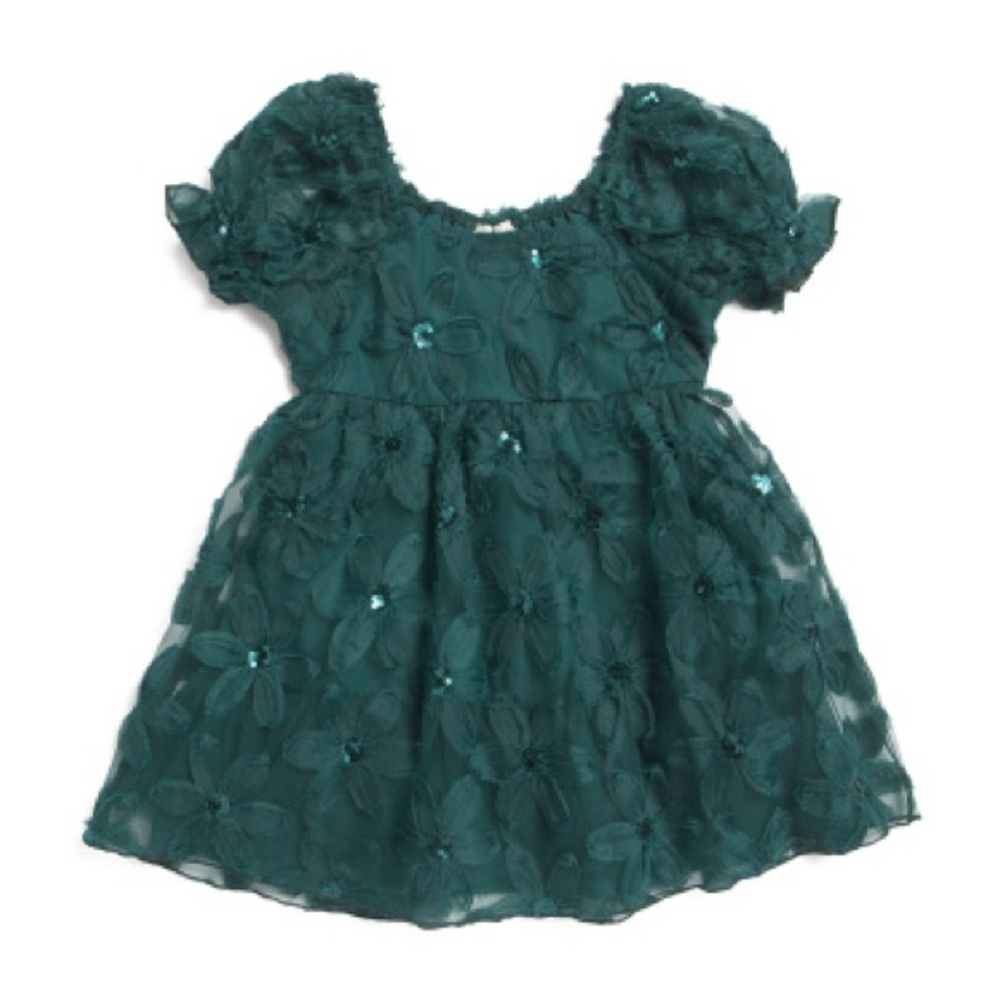 Clover Floral Tulle Dress - Size 6 NWOT